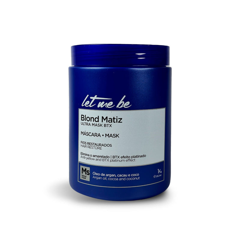 Let Me Be Platinum Blond Toning Hair Mask: Repair, Smooth, Anti-Yellow
