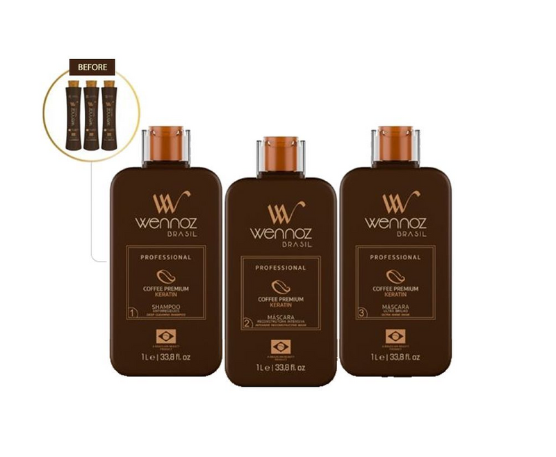 COFFEE PREMIUM HONMA TOKYO ALL LISS  HAIR SMOOTHING  3 X 1000ml / 34fl.oz.